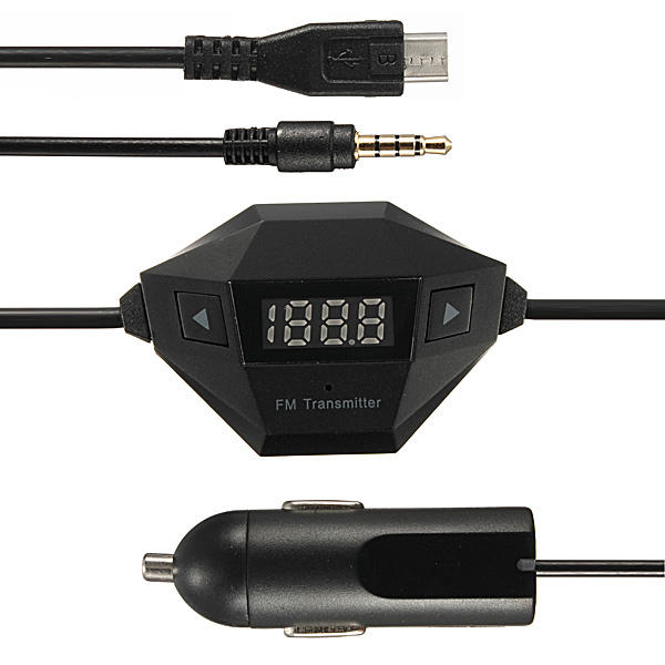 3.5mm FM Transmitter Micro USB Car Charger für Samsung Galaxie iPhone6