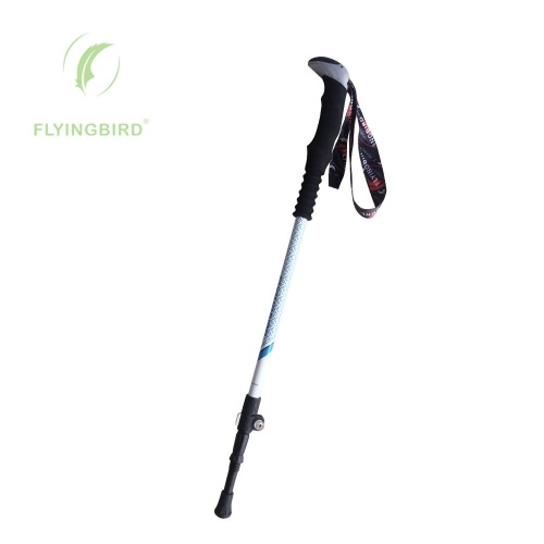 Carbon Fiber Trekking Pole Adjustable Lightweight With EVA Grip and Twist Lock for Hiking Walking Running