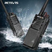 RETEVIS RT29 Powerful Walkie Talkie Waterproof IP67 A Pair UHF (or VHF) Long Range Two-way Radio Walkie-Talkie Transceiver+Cable