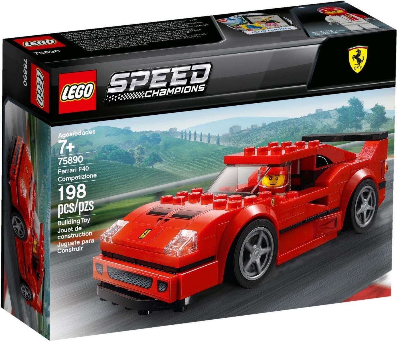 Lego 75890 Ferrari F40 Competizione, Konstruktionsspielzeug (75890)