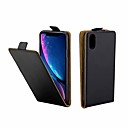 Case For Apple iPhone XR Card Holder / Flip Full Body Cases Solid Colored Hard PU Leather for iPhone XR