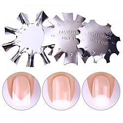 Three-piece Suit Nail Art Accessories Painting Durable Metallic Personalized Artistic Style Daily Diecut Manicure Stencil for Finger Nail Toe Nail