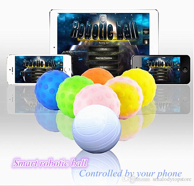 App Controlled Wireless Robotic Ball for IOS Android Devices Robot Balls Intelligent Remote Control Toys RC Fashion Gifts Magic Cat Dog Toy