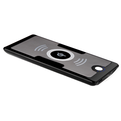 5V 6000mAh de QI sans fil Chargeur émetteur Power Bank pour iPhone Nokia Lumia 920/820 Nexus 4/5 4/4 s Samsung Galaxy S3/Note 2 noir shuffle MP3