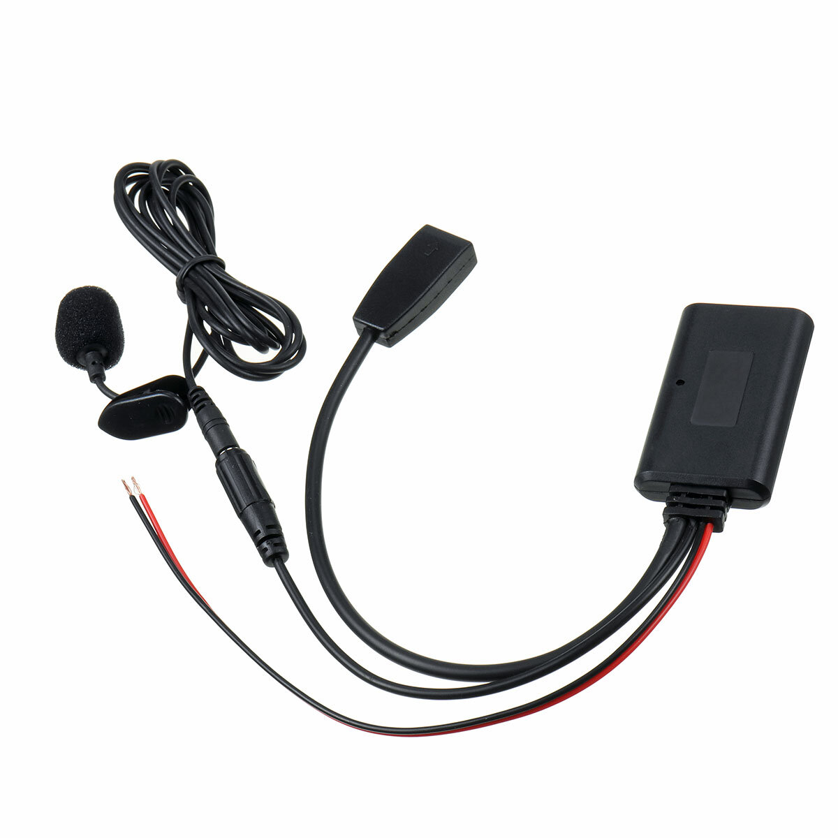 Car Wireless Audio Cable AUX USB Adapter bluetooth Microphone For BMW E46