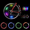 4pcs Colorful Transform Lights Hot Wheels Pattern for Cycling(Random Color)