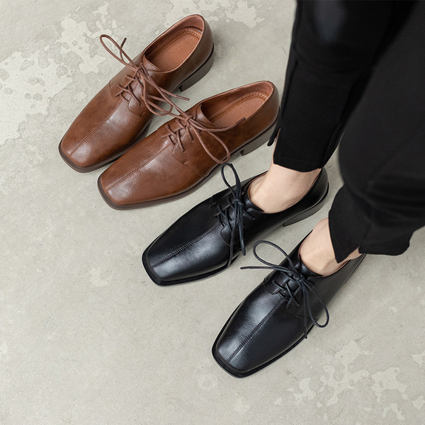 2021 New Woman Pumps Women's 22-25cm Natural Toe Female Foot Heels Classic Black Vintage Shoes 574D