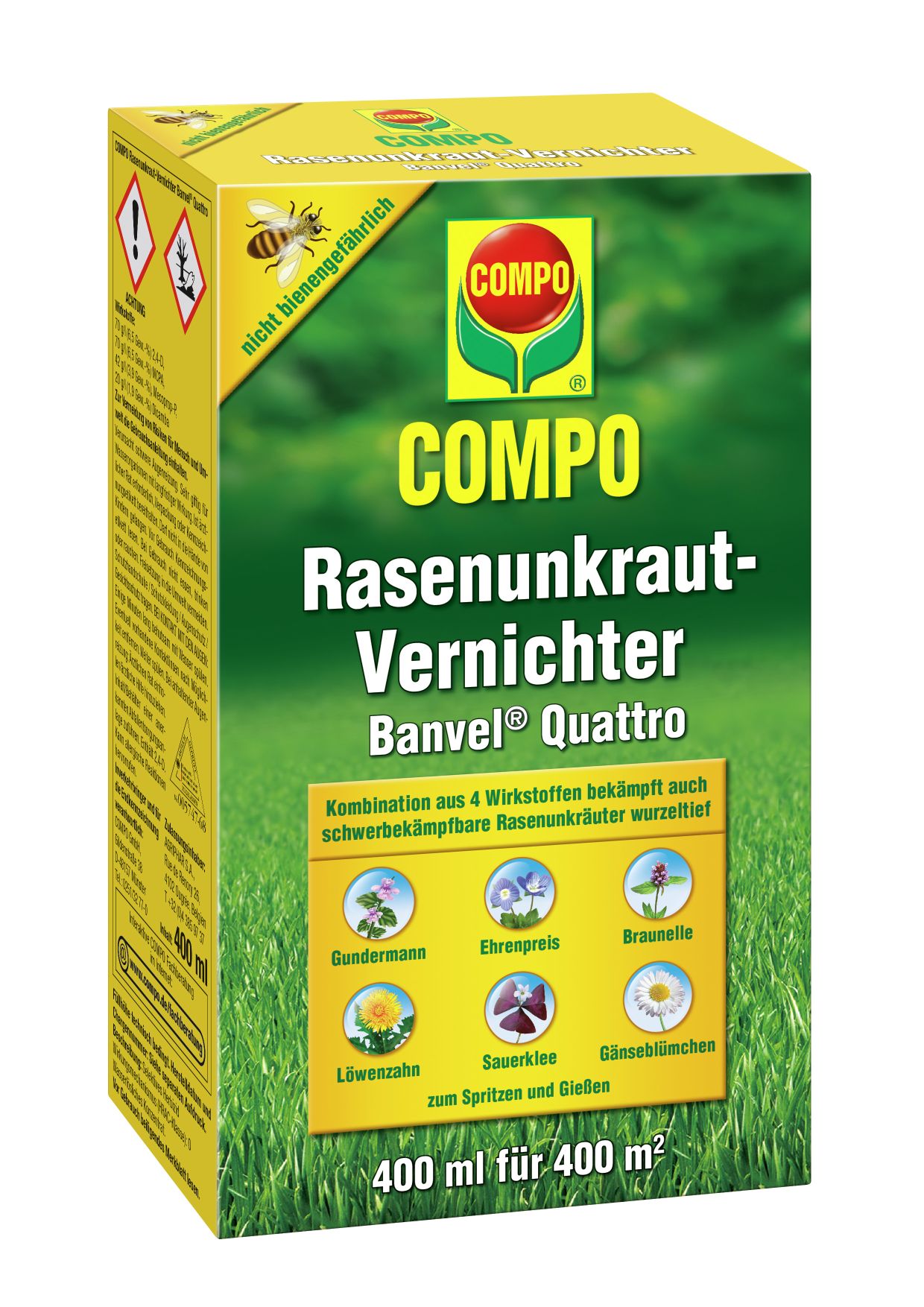 COMPO Rasenunkraut-Vernichter BanvelQuattro - COMPO Rasenunkraut-Vernichter BanvelQuattro