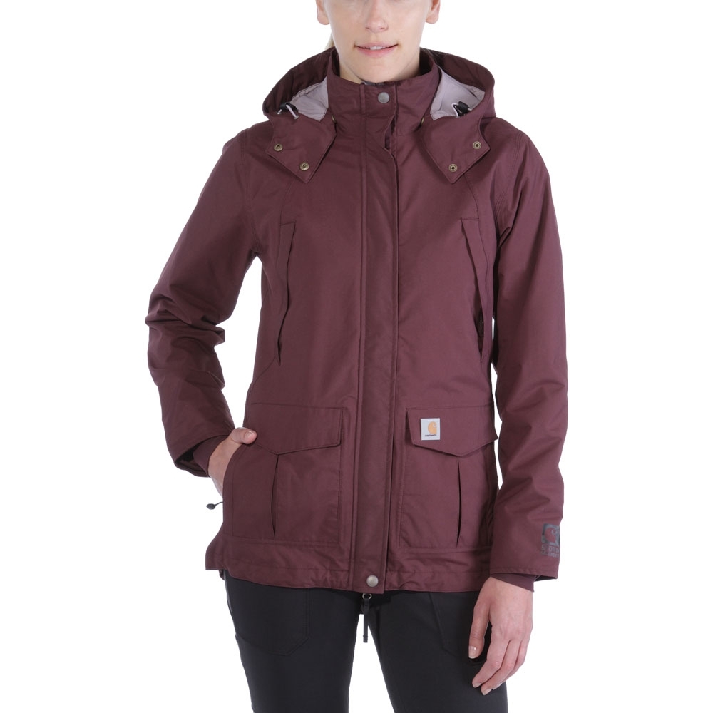 Carhartt Womens 102382 Shoreline Durable Waterproof Jacket S - Bust 34-35' (86-89cm)