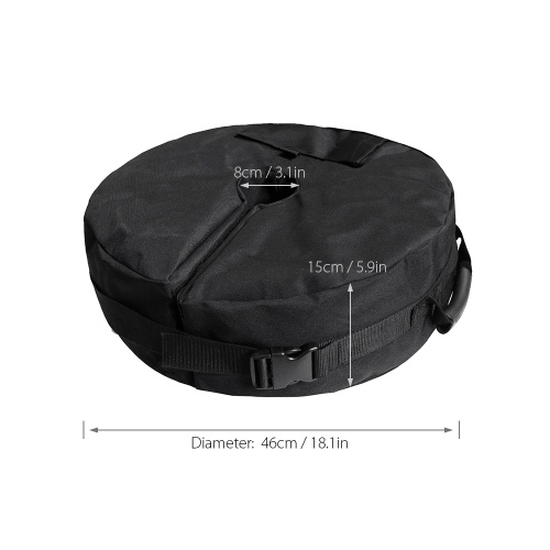 Umbrella Base Weight Bag Empty Round Patio Sunshade Gravity Base Bag