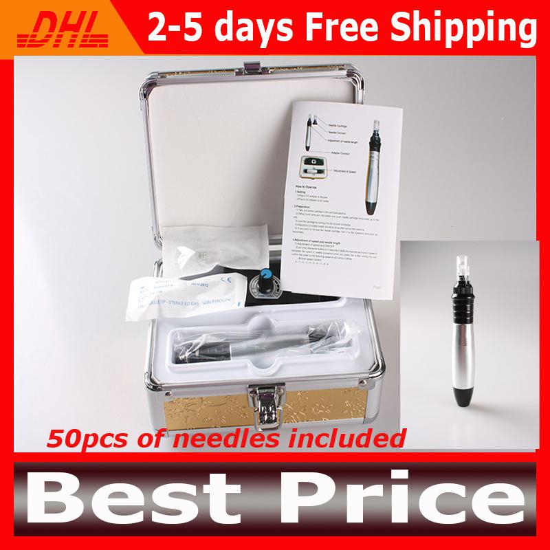 Electric Derma Pen 12pins Aluminum Box Packing With 50pcs of Needles Included