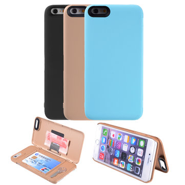 Protective Hidden Wallet Case With Card Slot Multifunctional Case Cover For iPhone 6 Plus 6s Plus 5.5 Inches