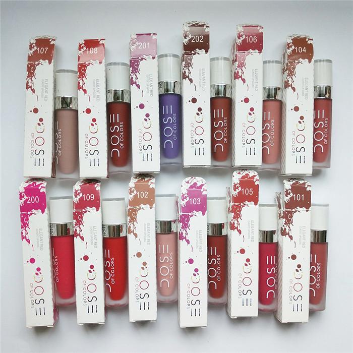 12colors/Set Brand Long Lasting Liquid Lipstick DOSE OF COLORS Matte Liquid Lipstick Bare With Me