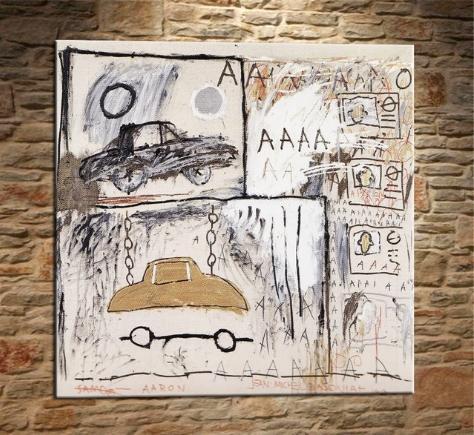 Jean Michel Basquiat High Quality Handpainted & HD Printed Graffiti Art oil painting,Home Decor Wall Art On Canvas Multi Sizes g59
