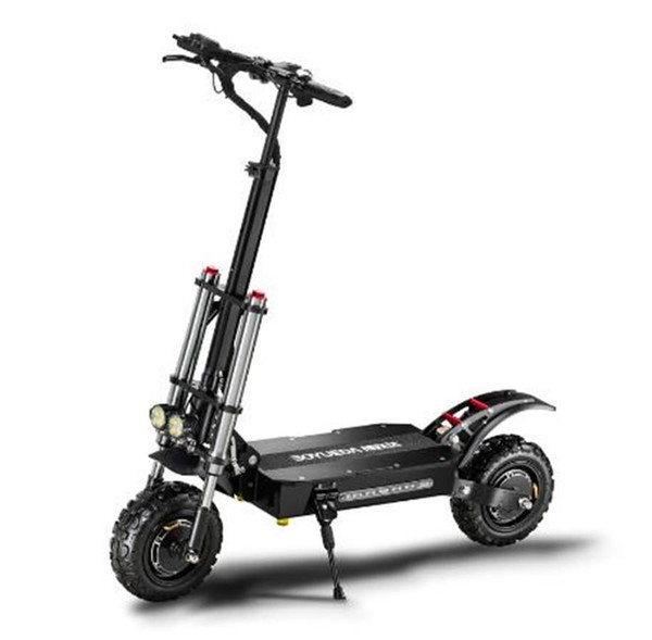 11 inch 60v 5400w electric scooter high speed off-road dual drive folding electric vehicle