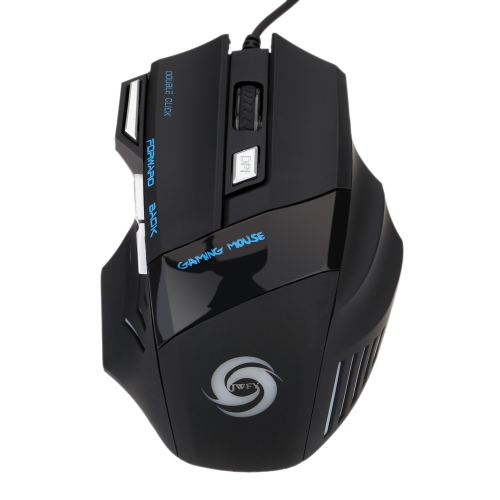3200 DPI 7 Button 7D LED Optical USB Wired Gaming Mouse
