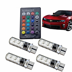 Car LED License Plate Lights / Strobe / Flashing / Side Marker Lights T10 Light Bulbs 120 lm COB 2 W 6 For universal All years 4pcs