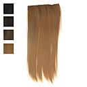 100% de la chaleur conviviale de fibres clip de soyeux en extension de cheveux 4 couleurs disponibles