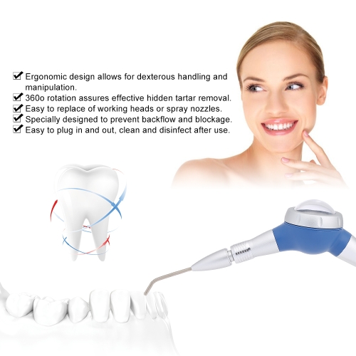 4 Holes Dental Air Teeth Polisher Polishing Handpiece Oral Airflow Jet Dental Hygiene Teeth Whitening Tool