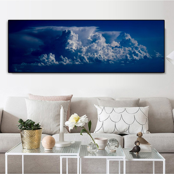 reliabli poster canvas painting big size cloud wall pictures for bedroom decorative painting quadro posters and prints no frame