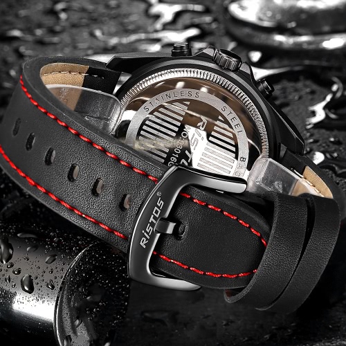 RISTOS Military Army Men Watches Sport Wristwatches 3ATM Water-resistant Quartz Watch Male Relogio Musculino Calendar