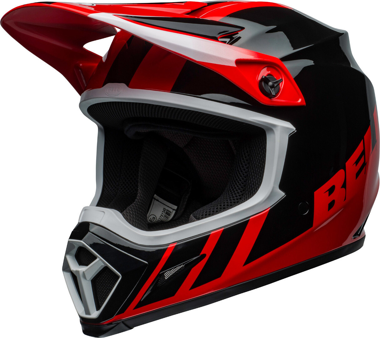 Bell MX-9 Dash MIPS Motocross Helm Schwarz Rot XS 54 55