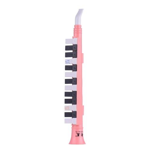 QIMEI QM13A 13 Keys Keyboard Harmonica Melodica Pianica Musical Education Instrument for Beginner Kids Children Gift Pink