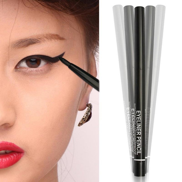 1pcs black automatic rotation eyeliner pencil long lasting waterproof liquid not blooming eyeliner eye makeup tool tslm2