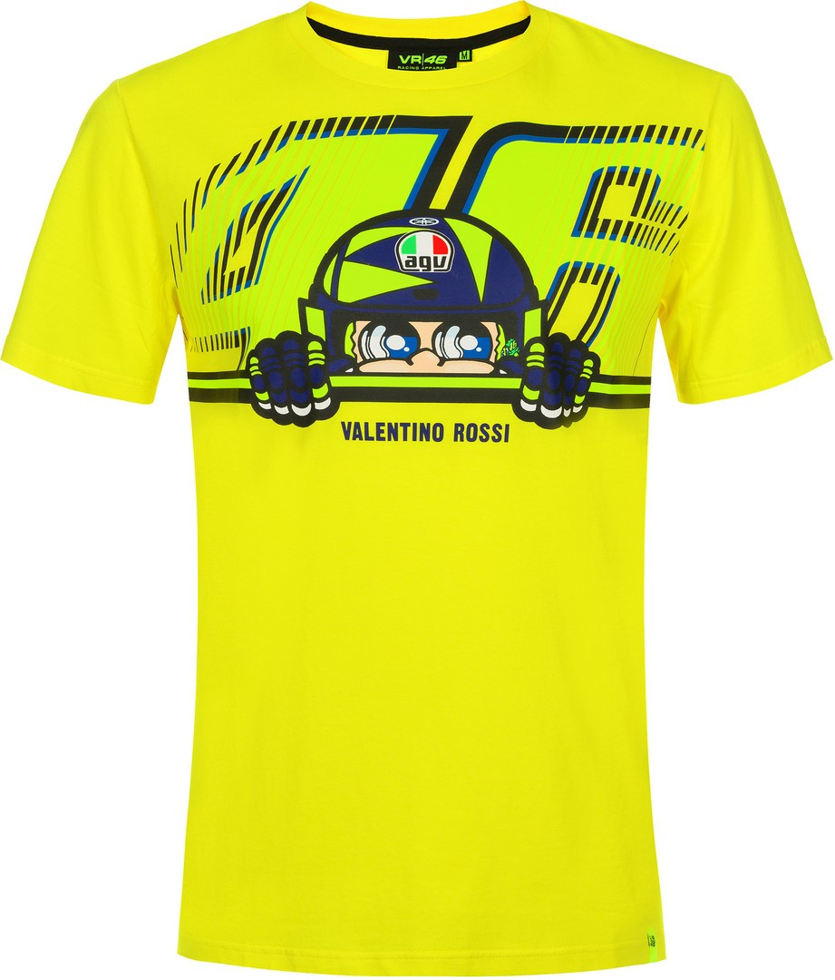 VR46 Cupolino T-Shirt Jaune XL