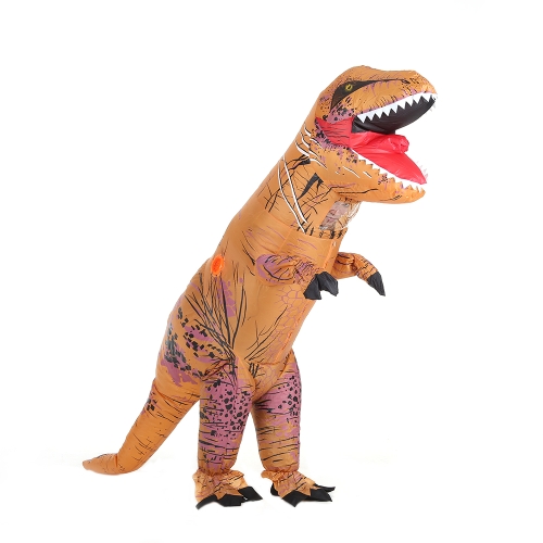 Costume de costume Trex de dinosaure gonflable du monde jurassique