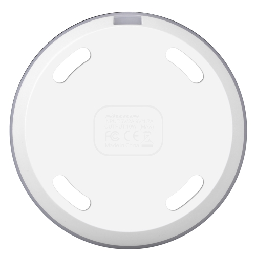 NILLKIN Magic Disk Ⅲ Cargador inalámbrico (Fast Charge Edition) Qi Standard Smart Chip Enengy Saving Safety Protection Cargador rápido inalámbrico para iPhone 8 X Samsung Galaxy S8 Note 8