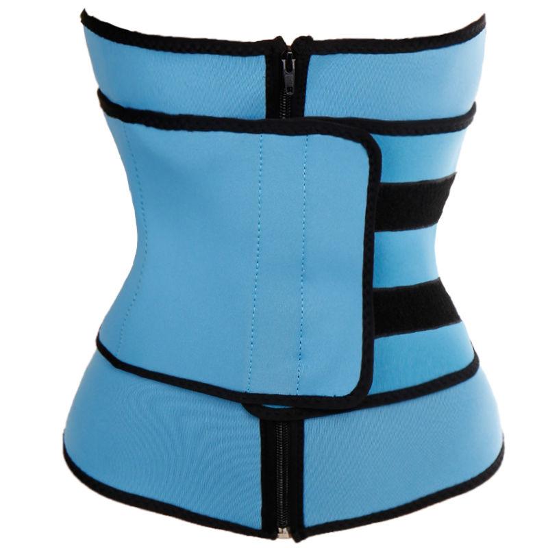 Unisex Women Underbust Waist Trainer Zipper Tight Up Body Cincher Neoprene Body Wasit Tummy Control Shaper Shapewear