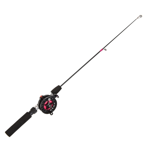 24.4IN Telescoping Ice Fishing Rod Mini Pole Winter Ultra-light Fishing Tackle Tool
