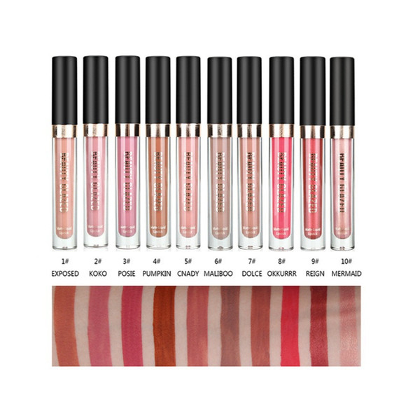 1pc liquid lipstick lipgloss colors lip paint matte lipstick waterproof long lasting lip gloss makeup cosmetic cosmetic