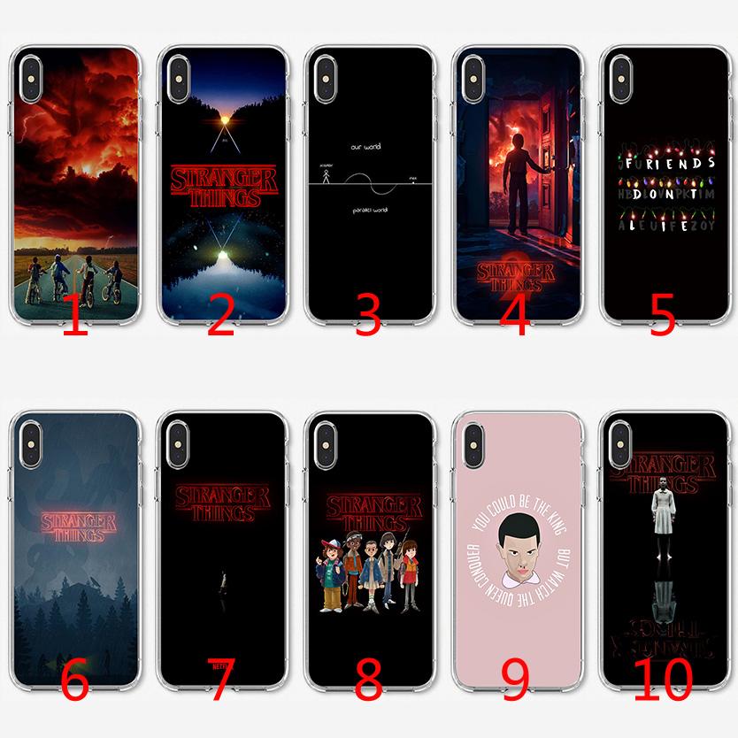 Stranger Things Soft Silicone TPU Case for iPhone X XS Max XR 8 7 Plus 6 6s Plus 5 5s SE Cover