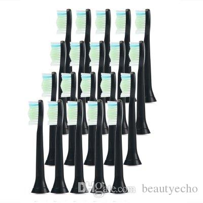 20pcs Best Electric Sonic Replacement Tooth Brush Head For Philips Sonicare Toothbrush Heads Diamondclean Soft Bristles HX6064 +B