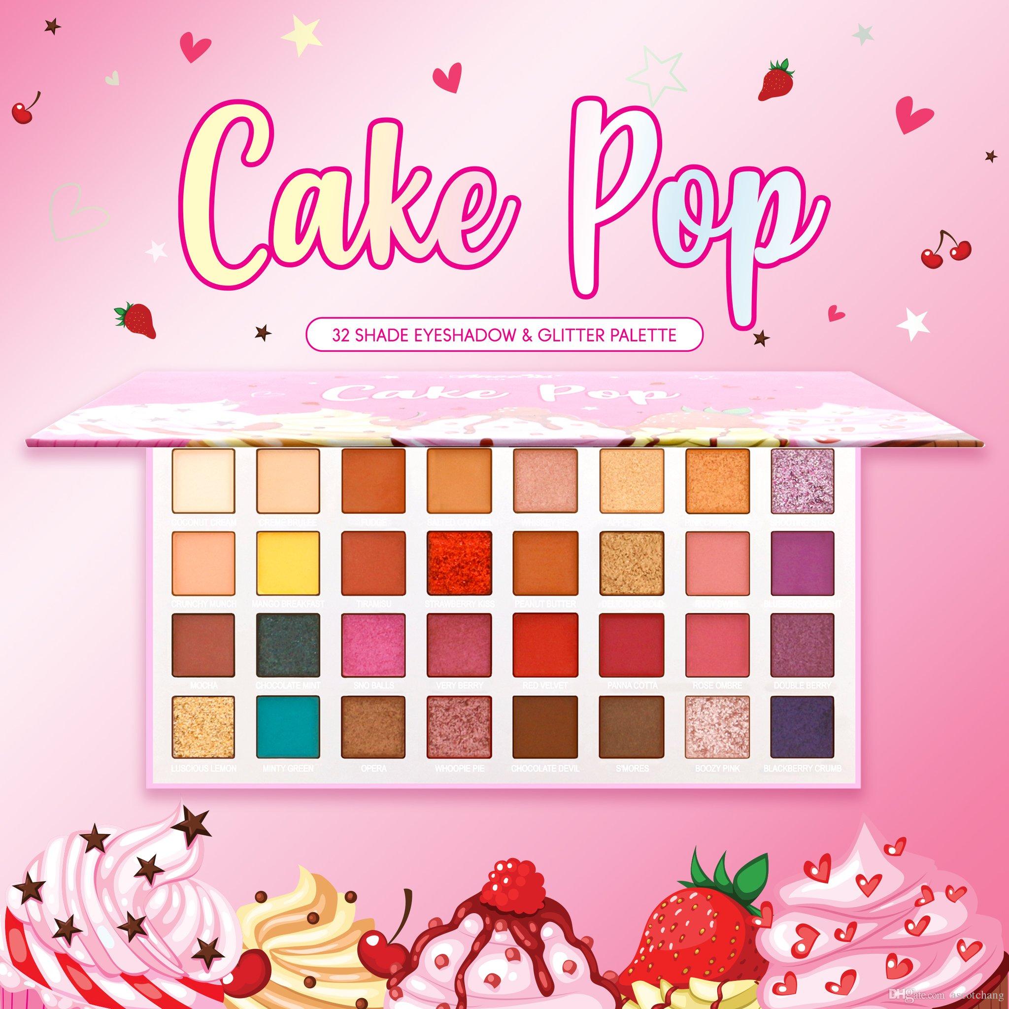 Huda Eye Makeup Bh Beauty Amor Usa Cake Pop 32-Color Glitter Bomb Santa Fe Cruelty-Free Makeup Eyeshadow Palette 32g