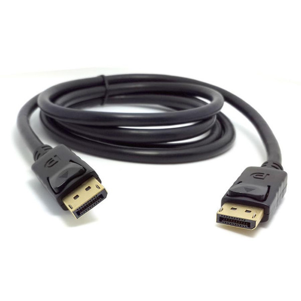 6ft/1.8m display port male dp to dp displayport male cable for pc monitor premium shielded gold plated dp cable