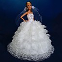 poupée barbie mariée sexy robe de mariage blanc pur