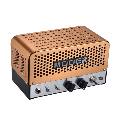 MOOER LITTLE MONSTER BM Mini 5W amplificador de amplificador de amplificador de guitarra con cabezal ECC83 (12AX7) ECC81 (12AT7) 6V6GT para altavoz de 8Ω / 16Ω con estuche de transporte