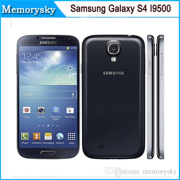 Original refurbished Samsung Galaxy S4 i9500 5.0inch unlocked phone 13MP Camera Quad Core 16GB Storage hot sale DHL shipping Smart Phone