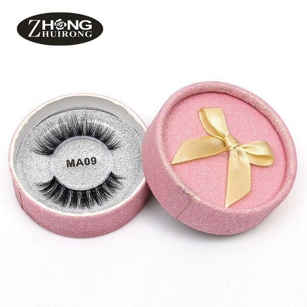3d mink eyelashes handmade natural long eyelashes reusable false with beautiful packaging ma09utiful packaging ma09