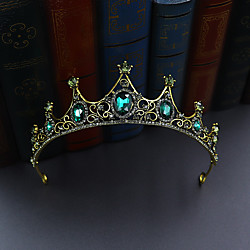 Tiaras Crown Masquerade Royal Style Halloween Alloy For Princess Aurora Cosplay Halloween Carnival Women's Costume Jewelry Fashion Jewelry