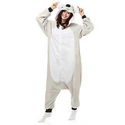 Adulte Pyjamas Kigurumi Koala Animal Combinaison de Pyjamas Polaire Fibre synthétique Blanche Cosplay Pour Unisexe Pyjamas Animale Dessin animé Fête / Célébration Les costumes / Collant / Combinaison