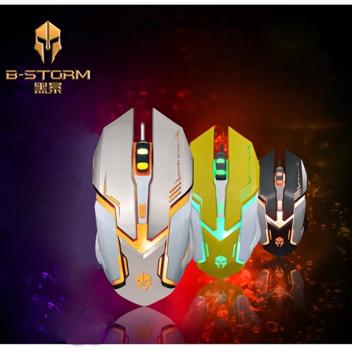 B-STORM M580 6D USB Wired Gaming Mouse/Mice Optical with Backlit 2400 DPI Adjustable for PC Laptop Desktop