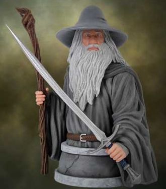 Gandalf The Grey Polystone Bust from Lord Of The Rings Fellowship of the Ring