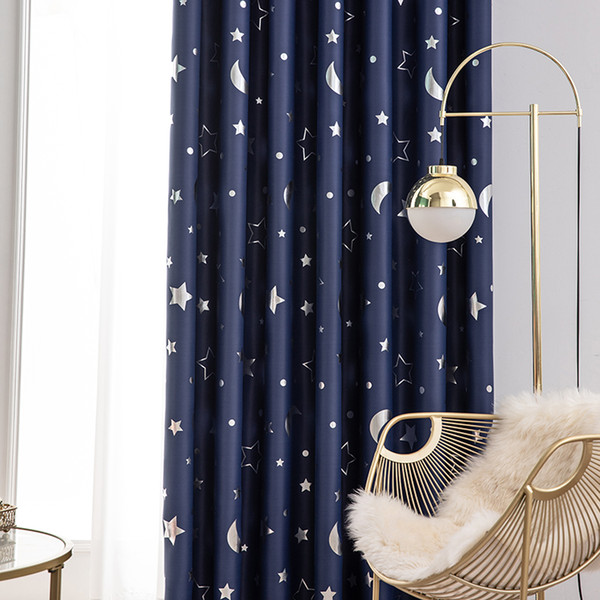 window blinds roller blinds bedroom blackout curtains-dark printed curtains living room compartment insulated window shades navy