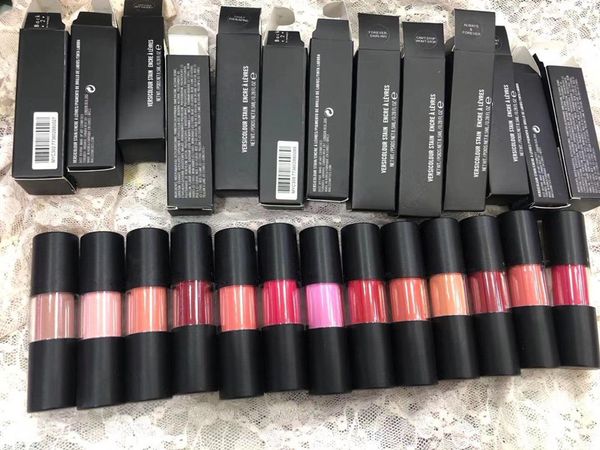 HOT NEW Luqid Matte lipsticks 12colors Lip Gloss with English Name Makeup High quality