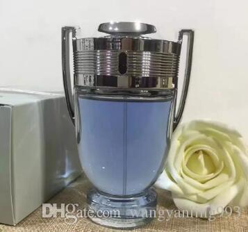 Hot sale 3.4 oz EDT Cologne for Men BRAND 100ML Spray Perfume Fantscinating Scents Eau De Toilette blue Free shipping