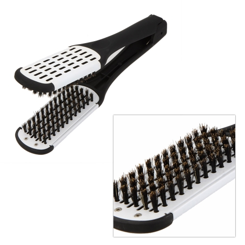 Hair Straightener Professional Hairdressing Tool Duplex Brush Hair Straightening Clamp